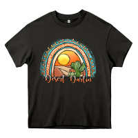Asphalt desert darlin' rainbow Heavy Core Tee - JahusDesignShop