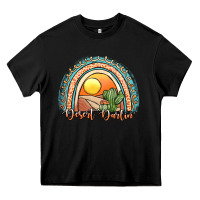 Black desert darlin' rainbow Heavy Core Tee - JahusDesignShop