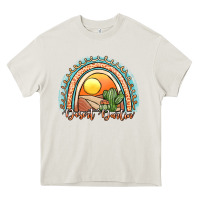 Cream desert darlin' rainbow Heavy Core Tee - JahusDesignShop
