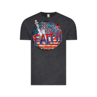 Vintage Black faith usa Vintage Tee - CowGirlArtShop