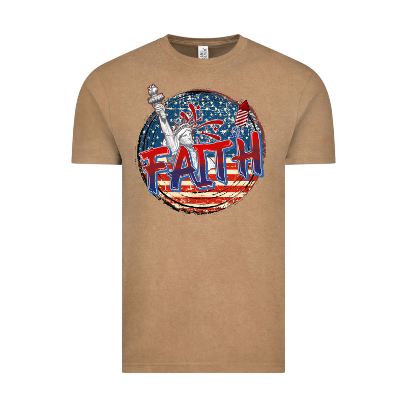 Faith Usa Vintage Tee by CowGirlArtShop | Teevron