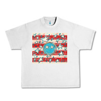 Lunar Rock America flag smiley  tumbler Urban Heavy Tee - HowdyJamesFarm