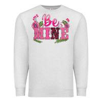 Oatmeal Heather walentine's day be mine Premium Sweatshirt - BarkalooDesign