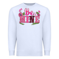 White walentine's day be mine Premium Sweatshirt - BarkalooDesign