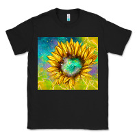 Black sparkling sunflower Classic Tee - TumblerDesignByShophia