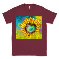 Burgundy sparkling sunflower Classic Tee - TumblerDesignByShophia