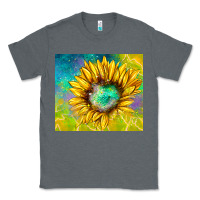 Charcoal Heather sparkling sunflower Classic Tee - TumblerDesignByShophia