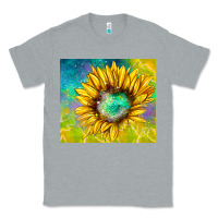 Heather Grey sparkling sunflower Classic Tee - TumblerDesignByShophia