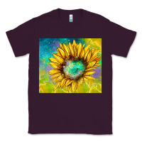 Plum sparkling sunflower Classic Tee - TumblerDesignByShophia