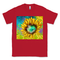 Red sparkling sunflower Classic Tee - TumblerDesignByShophia