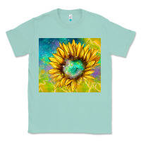 Seafoam sparkling sunflower Classic Tee - TumblerDesignByShophia