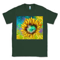 Sports Green sparkling sunflower Classic Tee - TumblerDesignByShophia