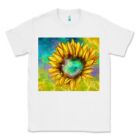 White sparkling sunflower Classic Tee - TumblerDesignByShophia