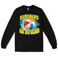 Black Sunshine on my mind Long Sleeve Tee - FaDigitalArtStudio