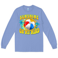 Colony Blue Sunshine on my mind Long Sleeve Tee - FaDigitalArtStudio