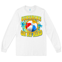 White Sunshine on my mind Long Sleeve Tee - FaDigitalArtStudio