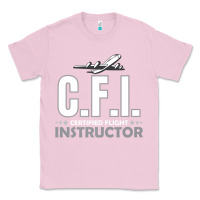 Bubblegum Pink CFI CFI Certified Flight Pilot Gift CFI Flying Instructor Classic Tee - longCreatives