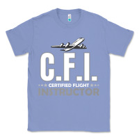 Colony Blue CFI CFI Certified Flight Pilot Gift CFI Flying Instructor Classic Tee - longCreatives