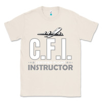 Natural CFI CFI Certified Flight Pilot Gift CFI Flying Instructor Classic Tee - longCreatives