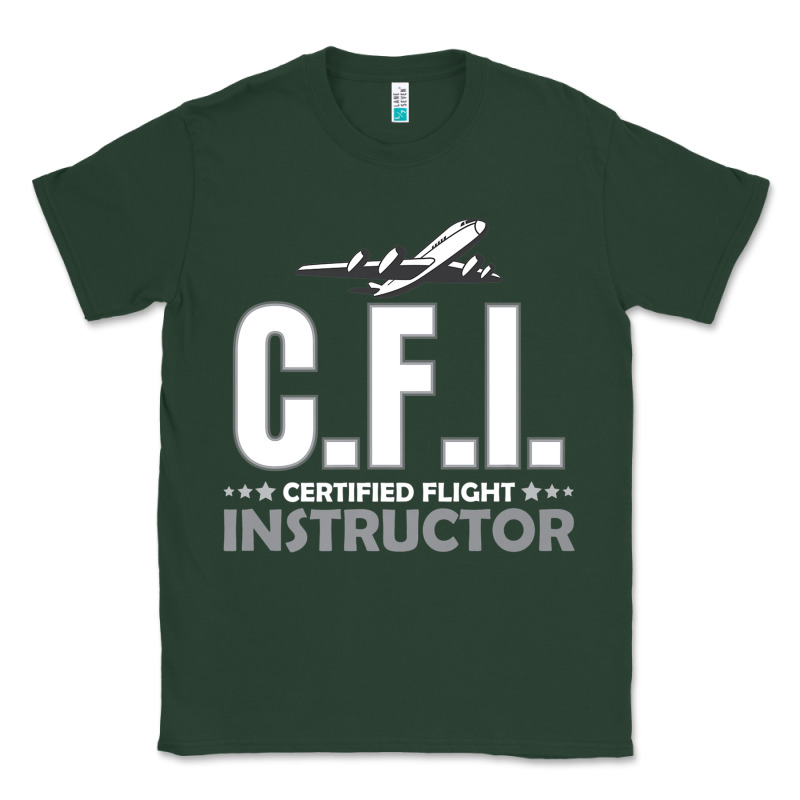 Cfi Cfi Certified Flight Pilot Gift Cfi Flying Instructor Classic Tee by longCreatives | Teevron