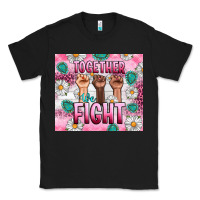 Black Breast Cancer Together Fight Classic Tee - Artiststas