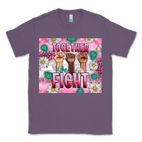 Lavender Breast Cancer Together Fight Classic Tee - Artiststas