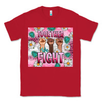 Red Breast Cancer Together Fight Classic Tee - Artiststas
