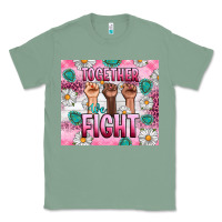 Sage Breast Cancer Together Fight Classic Tee - Artiststas