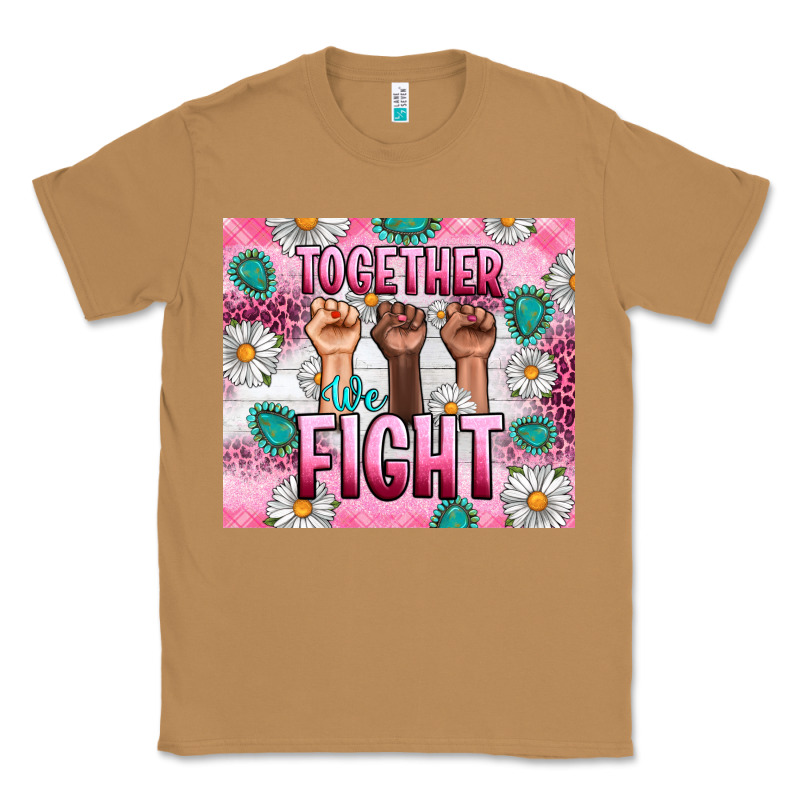 Breast Cancer Together Fight Classic Tee by Artiststas | Teevron