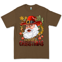 Cacao Cowboy Christas Santa Premium Tee - NancyCooperArtShop
