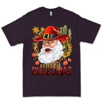 Plum Cowboy Christas Santa Premium Tee - NancyCooperArtShop