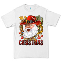 White Cowboy Christas Santa Premium Tee - NancyCooperArtShop