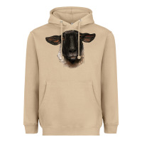 Mushroom suffolk ewe head Heavyweight Hoodie - BarkalooDesign