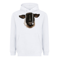 White suffolk ewe head Heavyweight Hoodie - BarkalooDesign