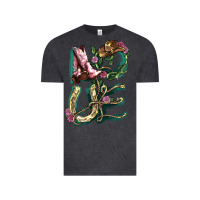 Vintage Black Love boots horseshoe Vintage Tee - HowdyJamesFarm