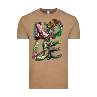 Vintage Coffee Love boots horseshoe Vintage Tee - HowdyJamesFarm