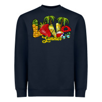 Navy love summer Heavyweight Sweatshirt - RacoonDesign