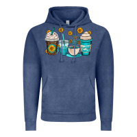Vintage Denim jesus coffee cups Vintage Hoodie - OliviaCreatesArt