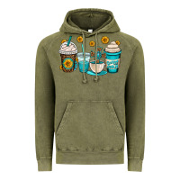 Vintage Olive jesus coffee cups Vintage Hoodie - OliviaCreatesArt
