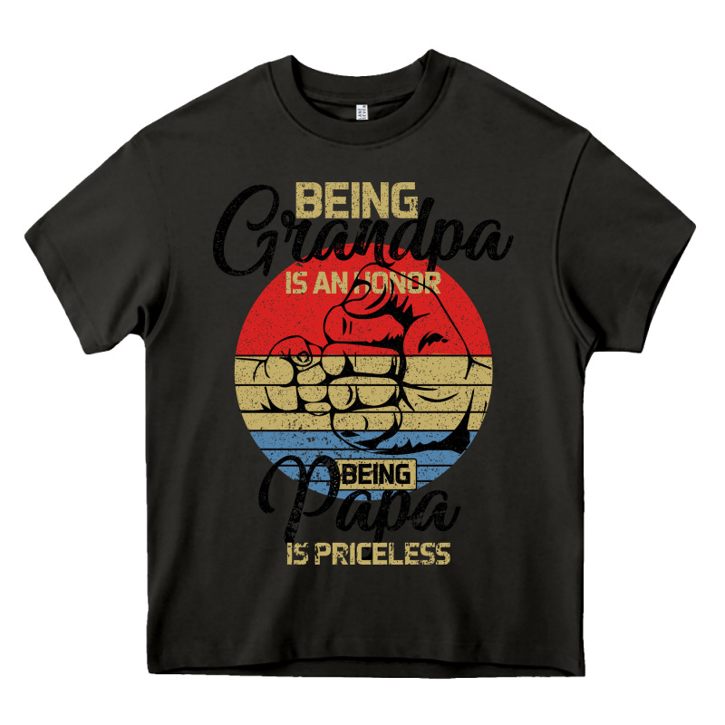Being Grandpa İs An Honor Being Papa İs Priceless Heavy Core Tee by Bettercallsaul | Teevron