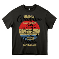 Asphalt Being Grandpa İs An Honor Being Papa İs Priceless Heavy Core Tee - Bettercallsaul