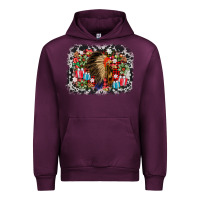 Mauve Wine indian hat christmas Urban Hoodie - AdoDesignShop