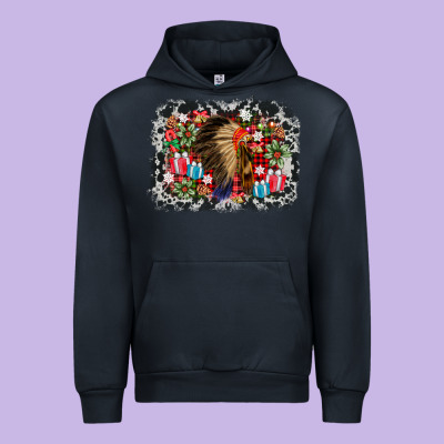Indian Hat Christmas Urban Hoodie Designed By Adodesignshop