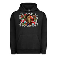 Pigment Black indian hat christmas Urban Hoodie - AdoDesignShop