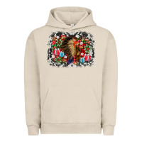 Pigment French Oak indian hat christmas Urban Hoodie - AdoDesignShop