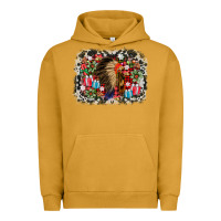 Pigment Peanut Butter indian hat christmas Urban Hoodie - AdoDesignShop