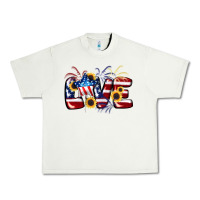 Pistachio Love 4th of july Urban Heavy Tee - CowGirlArtShop