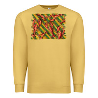 Antique Gold mardi gras crawfish background Premium Sweatshirt - BarkalooDesign