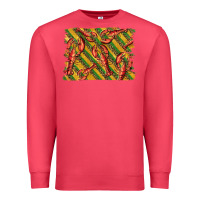 Cardinal mardi gras crawfish background Premium Sweatshirt - BarkalooDesign