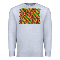 Heather Grey mardi gras crawfish background Premium Sweatshirt - BarkalooDesign